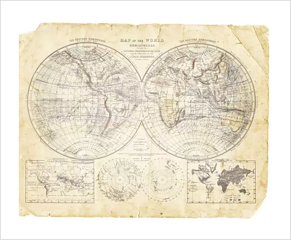 World map of 1869
