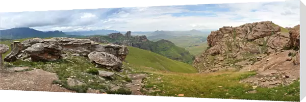 Drakensberg, Grass, Landscape, Mountain, Nature, Non-Urban Scene, Peacefulness, Physical Geography