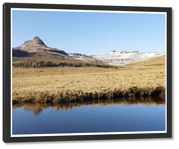 Beauty In Nature, Clear Sky, Drakensberg, KwaZulu-Natal, Lake, Landscape, Mountain