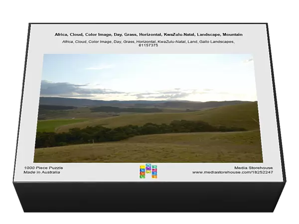 Africa, Cloud, Color Image, Day, Grass, Horizontal, KwaZulu-Natal, Landscape, Mountain