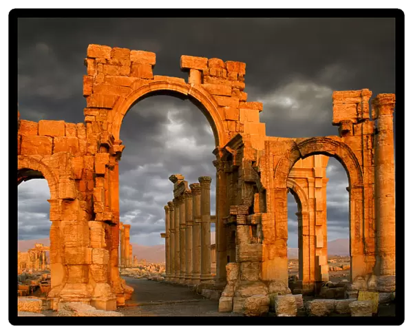 Monumental Arch of Palmyra, Syria