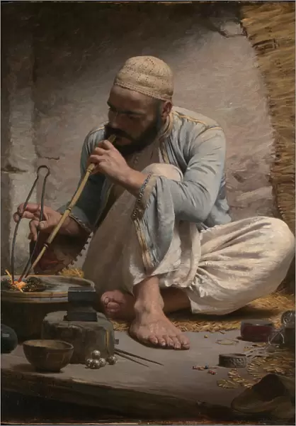 The Arab Jeweler, Charles Sprague Pearce, 1882