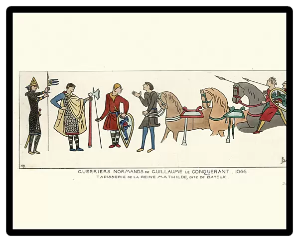 Norman warriors of William the conqueror, 1066