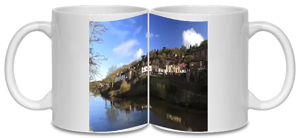 river Severn and Ironbridge town