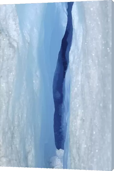 Glacial crevice, Perito Moreno Glacier, Los Glaciares National Park, Patagonia, Argentina
