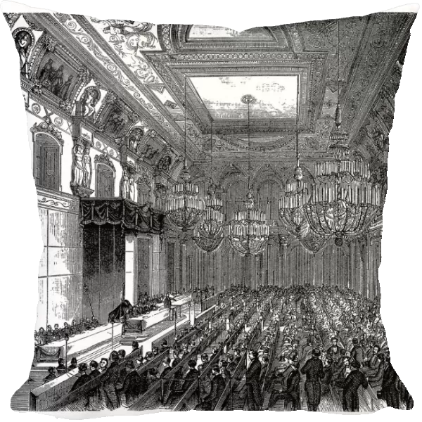 United Prussian Parliament, assembly in white hall of the royal castle in Berlin