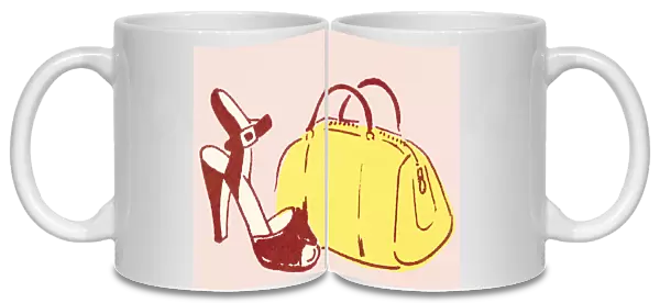 Womans shoe and bag