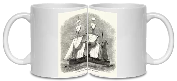 British Royal Navy Warship, HMS Research (1863)