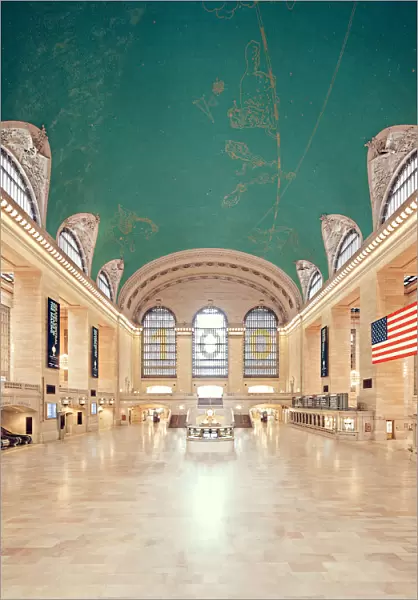 Empty Grand Central Terminal