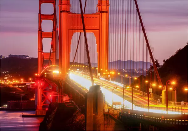 Golden Gate Bridge details - San Francisco