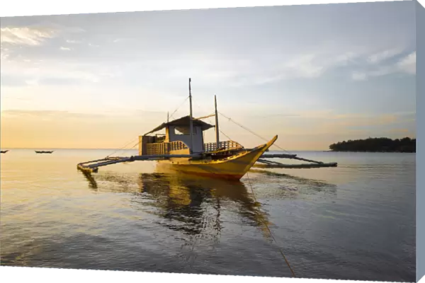 Peaceful Boat in Carles, Philippines