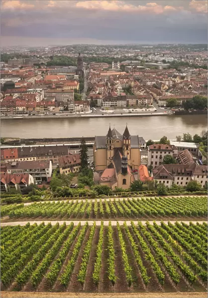 Panoramic view of the city of WAOErzburg, Germany