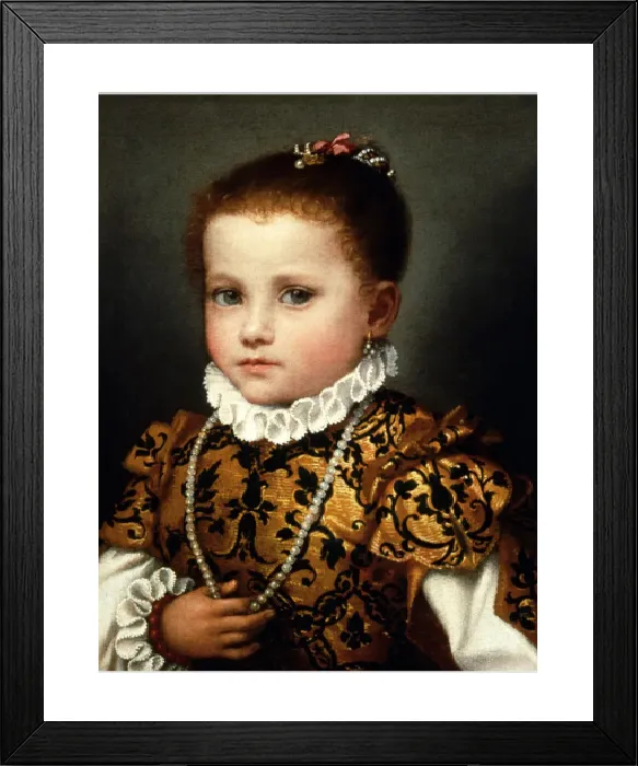 Framed Print : Portrait of a Child Print from the Redetti House Collection Framed Print : Portrait of a Child Print from the Redetti House Collection
