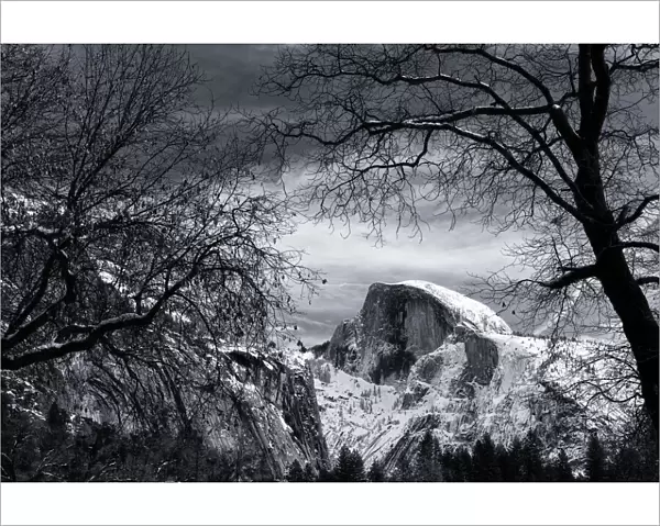Half Dome in Winter, Yosemite Valley