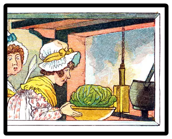 Regency period women preparing food