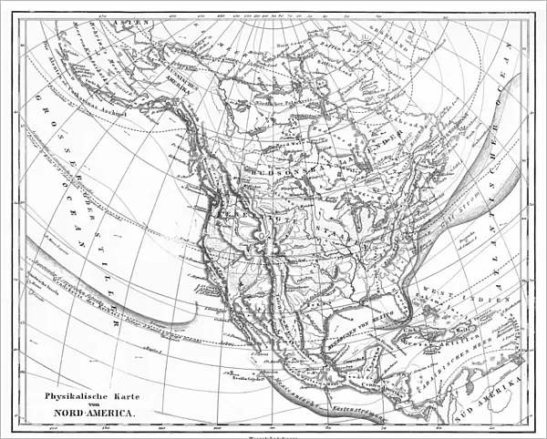 Victorian Map of North America