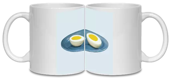 Hard Boiled Egg on a Plate