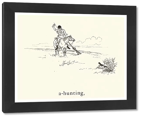 Bye, baby Bunting, Nursery Rhyme, Fathers gone a hunting
