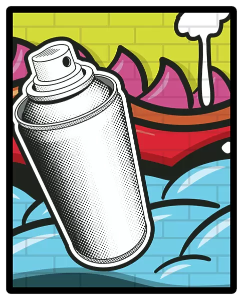 Spray Can Grafitti Art