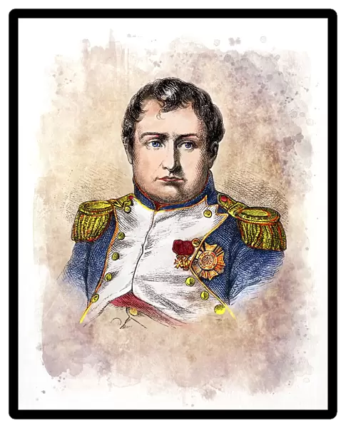 Napolean Bonaparte portrait in uniform 1870