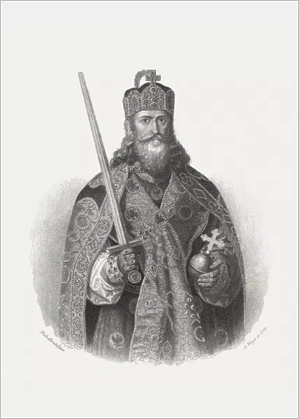 Charlemagne - the first Holy Roman Emperor, published in 1868