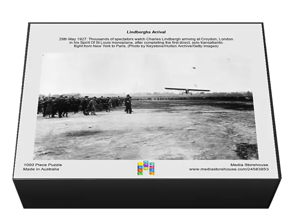 Lindberghs Arrival