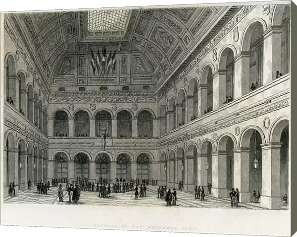 Interior of the Exchange, Paris