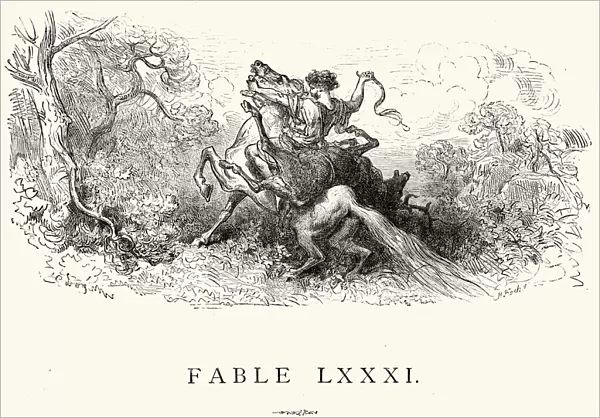 La Fontaines Fables - The Horse and Stag
