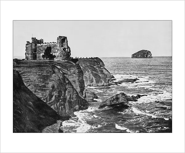 Antique photograph of seaside towns of Great Britain and Ireland: North Berwick