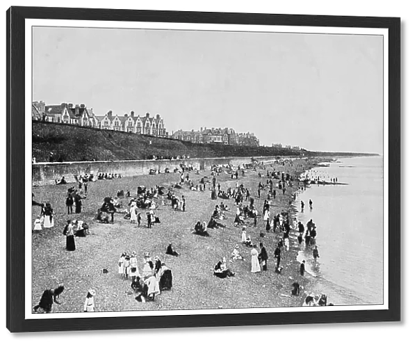 Antique photograph of seaside towns of Great Britain and Ireland: Clacton on sea