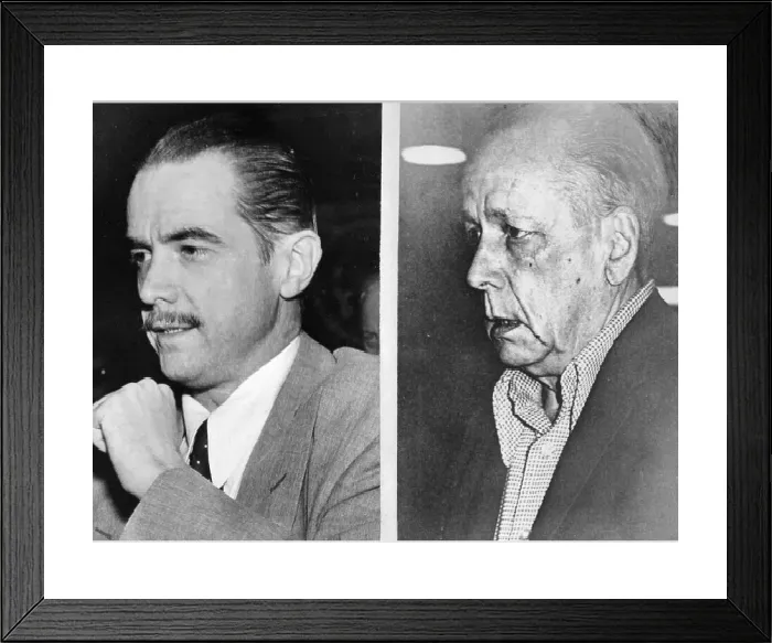 Framed Print : Howard Hughes: A Life in Two Prints - 1947 and 1972 Framed Print : Howard Hughes: A Life in Two Prints - 1947 and 1972