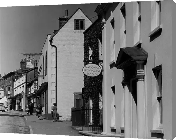 National Provincial Bank Swan Street West Malling Kent 1950s