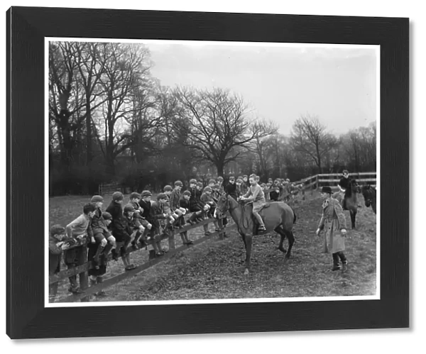 Hurst Riding School at Merton Court. 1937