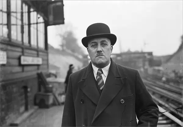 Mr Gutbush, The Swanley Station Master. 1938