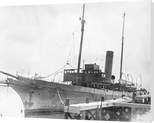 World Flight vessel seized in US The steamer Frontiersman, owned by the Legion of Frontiersmen