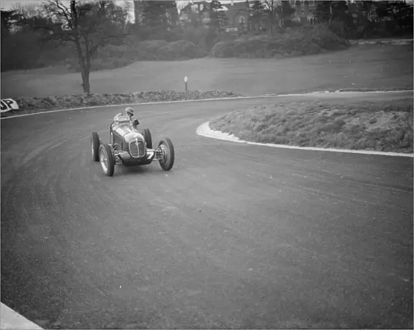 J R Wakefield in his Maserati. 1938 Crystal Palace