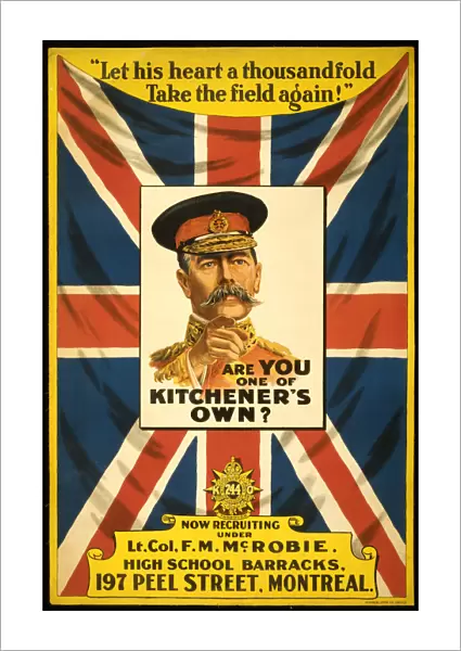 Title: Are you one of Kitcheners own? Date Created  /  Published: Montreal : Montreal Litho