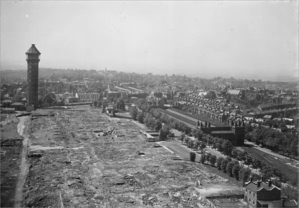 An general view of the site where The Crystal Palace building stood in Sydenham, London