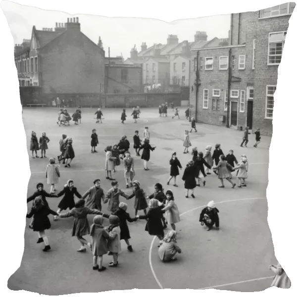 Playtime at Jessop Primary School Herne Hill London 12th January 1961