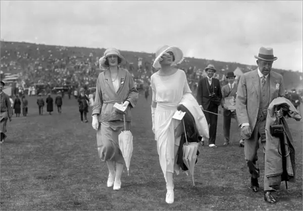 Miss Musgrave ( left ) and Miss June Chaplin Glorious Goodwood Racecourse, West Sussex