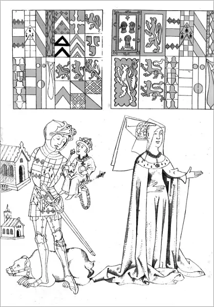 Richard Neville and Ann, the wife of John Talbot, Earl of Shrewsbury. Richard