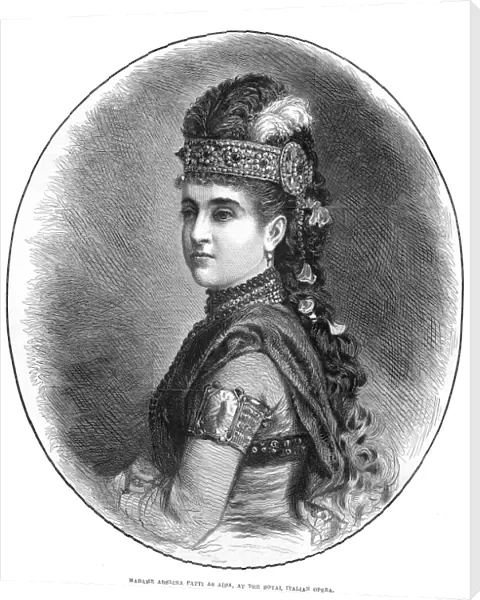 Madame Adelina Patti as Aida, at the Royal Italian Opera 1879
