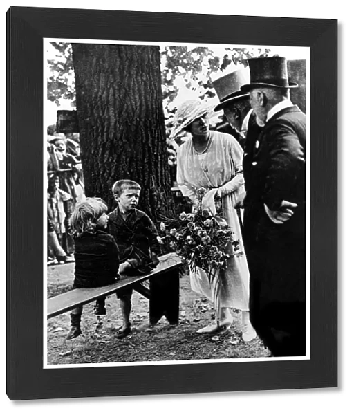 Princess Mary, the Princess Royal, in Victoria Park. Picture taken in 1921 but did