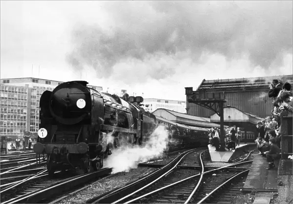 Two Farewell to Steam trains were run by Briitsh Raill to mark the end of the steam