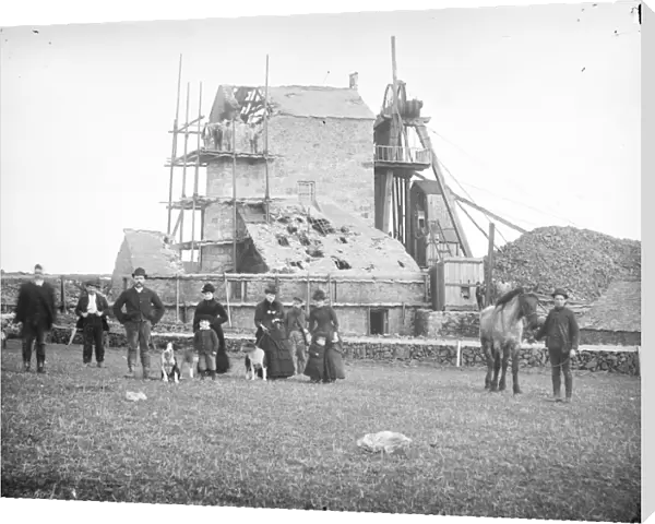 Wheal Sisters Mine, St Ives, Cornwall. 1886