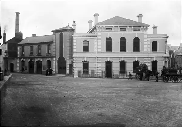 Municipal Buildings, The Moor, Falmouth, Cornwall. Around 1910