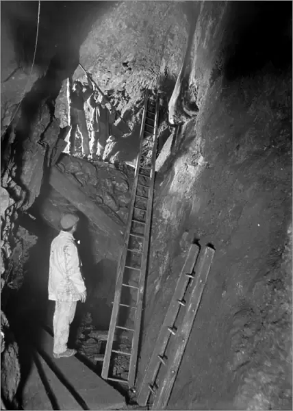 North Crofty Mine, Camborne, Cornwall. 14th May 1906