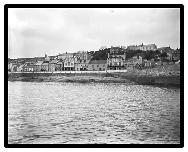 The waterfront, St Mawes, Cornwall. Early 1900s