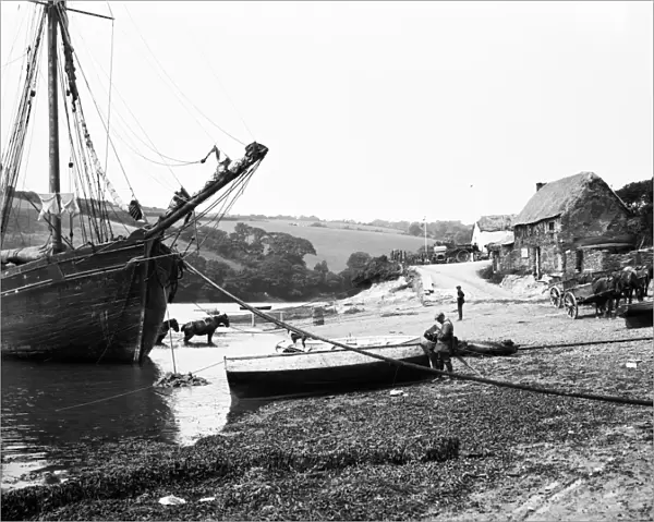Percuil River, Gerrans, Cornwall. 1912