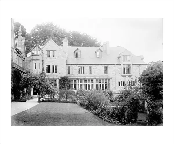 Alverton House, Truro, Cornwall. Early 1900s